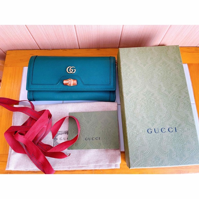 Gucci - GUCCI バンブー 長財布