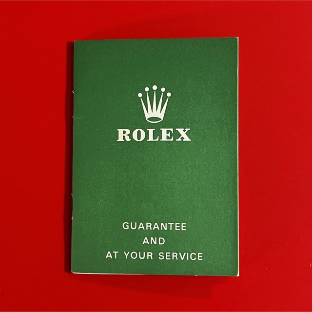 ROLEX - 激レア！1970年代 ロレックス ブリティッシュ ブックギャランティ