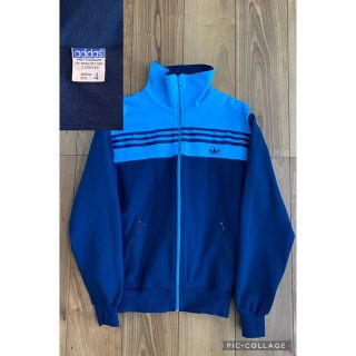 アディダス(adidas)の【名品】アディダス 西ドイツ トラックジャケット サイズ4  ジャージ 水色(ジャージ)