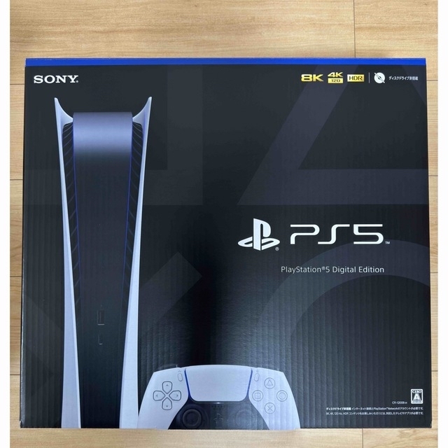 PlayStation(プレイステーション)のプレイステーション5 デジタルエディション　PS5 エンタメ/ホビーのゲームソフト/ゲーム機本体(家庭用ゲーム機本体)の商品写真