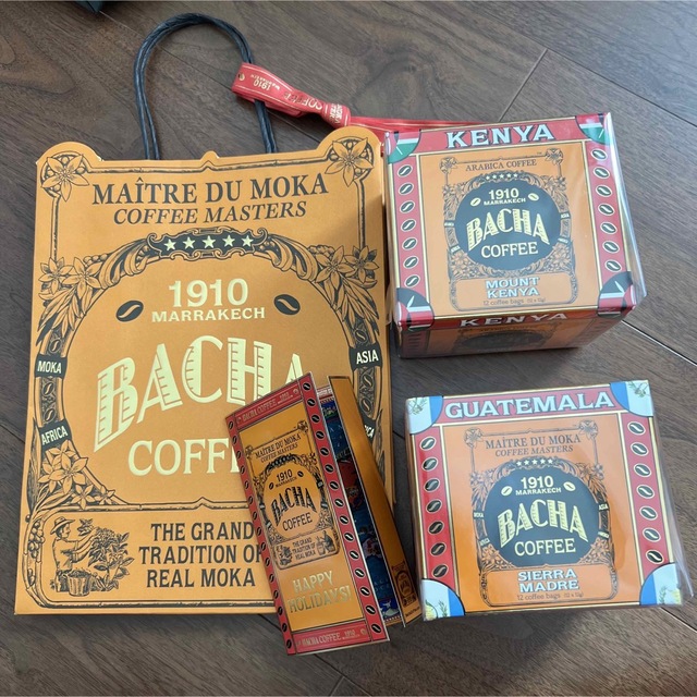 BACHA coffee バシャコーヒー　ドリップコーヒー　ケニア　グァテマラ