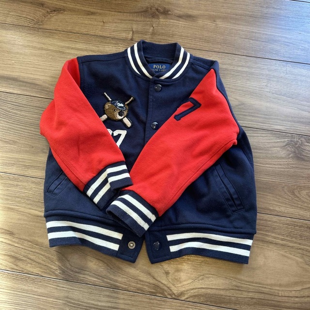 POLO RALPH LAUREN(ポロラルフローレン)のポロラルフローレンキッズスタジャン キッズ/ベビー/マタニティのキッズ服男の子用(90cm~)(ジャケット/上着)の商品写真