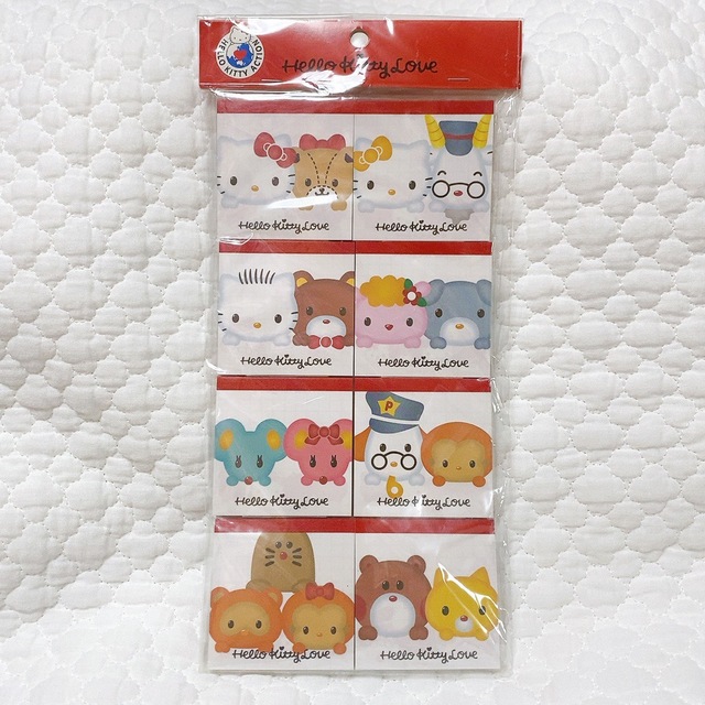 サンリオ - ハローキティ おともだち ミニメモセット メモ帳 レアの サンリオ - ハローキティ おともだち ミニメモセット メモ帳 レアの