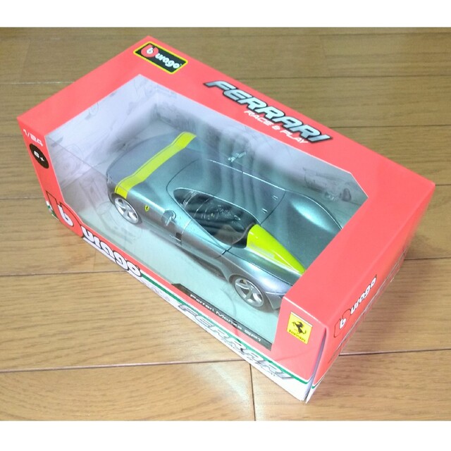 ブラーゴ Bburago 1/24 フェラーリ モンツァ SP1(シルバー) 1 エンタメ/ホビーのおもちゃ/ぬいぐるみ(ミニカー)の商品写真