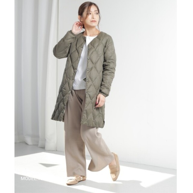 新品未使用　ロフトラボ×ナンガ キルティングダウンコートmoussy