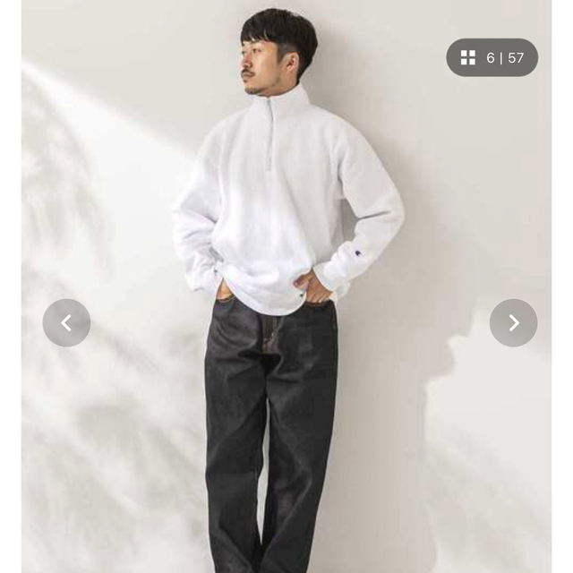 Champion(チャンピオン)のやす様専用Champion×UR11.5OZ HALF ZIP SWEAT レディースのトップス(トレーナー/スウェット)の商品写真