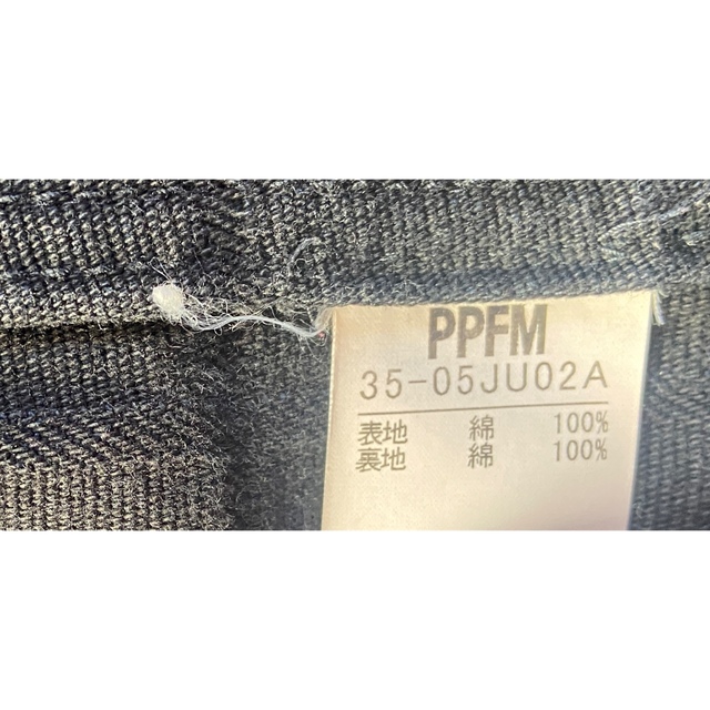 PPFM(ピーピーエフエム)の★PPFM★  デニムジャケット　ブラック　格子柄　チェック　Mサイズ メンズのジャケット/アウター(Gジャン/デニムジャケット)の商品写真