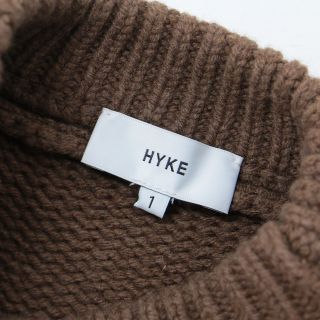HYKE - HYKE ハイク ニット プルオーバー クルーネック トップス