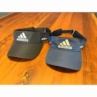 アディダス(adidas)のアディダスゴルフ　adidas golf　サンバイザー2個セット(サンバイザー)