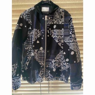 sacai  ペイズリー柄 ドッキングブルゾン size1