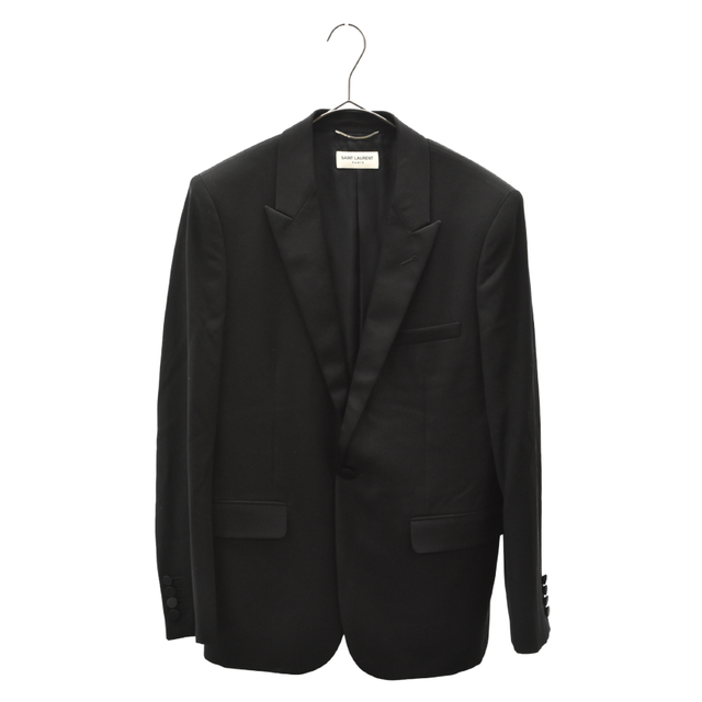 Saint Laurent - SAINT LAURENT PARIS サンローランパリ 15SS 398910 YYL99 SMOKING JACKET スモーキングジャケット ブラック テーラードジャケット