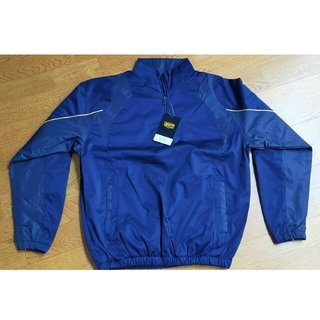 ゼット(ZETT)のZETT  野球トレーニングジャケット Ｍサイズ　防寒撥水 ジップアップ 紺色(ウェア)
