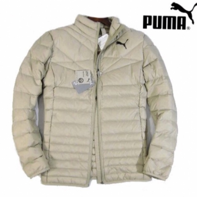 PUMA(プーマ)の【PUMA/プーマ】ライト ダウンジャケット・スリムフィット・M・ベージュ メンズのジャケット/アウター(ダウンジャケット)の商品写真