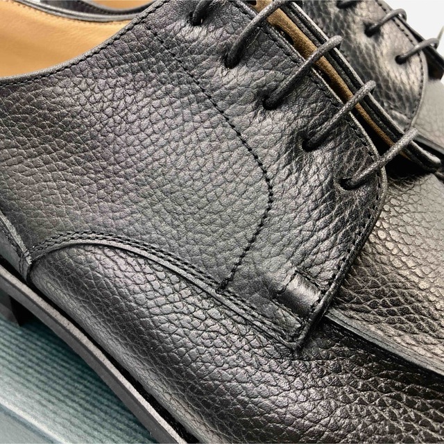 レア】パラブーツ シャンボードACTEM UK9.5 シボ革ブラック-silversky