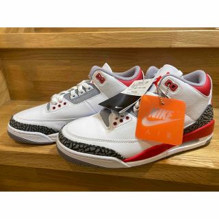 ジョーダン(Jordan Brand（NIKE）)のNike AJ 3 Retro OG Fire Red(2022)(スニーカー)