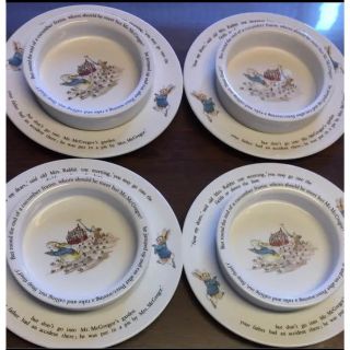 ウェッジウッド(WEDGWOOD)のWedgwood(ウェッジウッド) ピーターラビット お皿セット ウエッジウッド(食器)