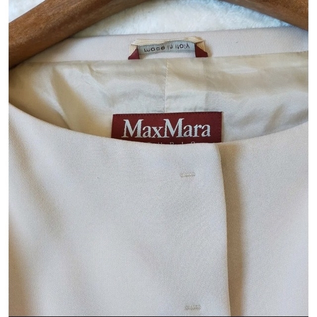 Max Mara(マックスマーラ)のマックスマーラ　ノーカラージャケット レディースのジャケット/アウター(ノーカラージャケット)の商品写真