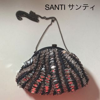SANTI - SANTI サンティ ビーズバッグ ミニショルダー パーティー結婚