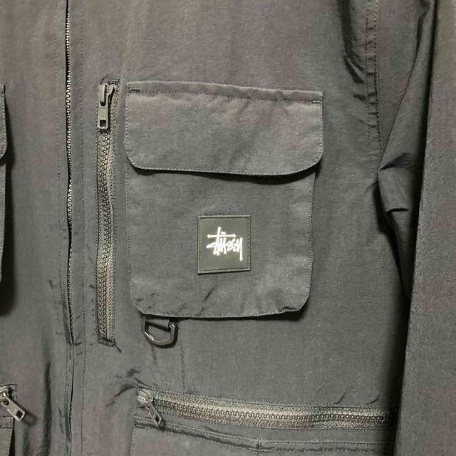 STUSSY(ステューシー)のステューシー マルチポケットジャケット Mサイズ メンズのジャケット/アウター(ナイロンジャケット)の商品写真