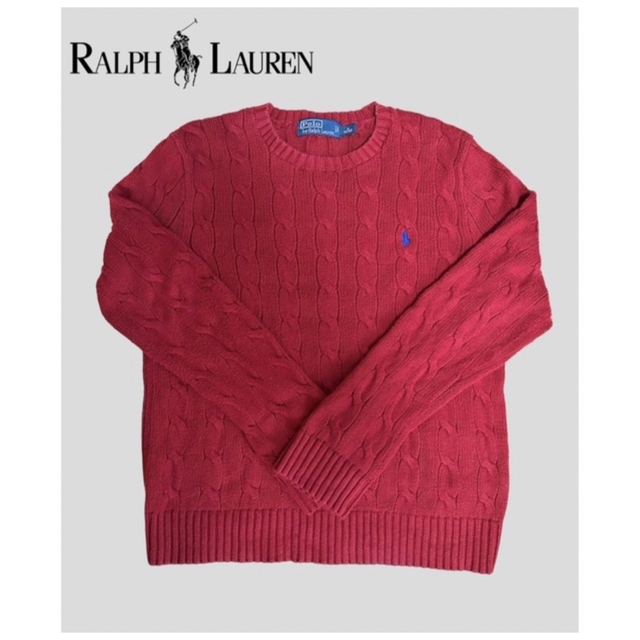 POLO RALPH LAUREN(ポロラルフローレン)の【POLO RALPH LAUREN】Cable knit 90s レディースのトップス(ニット/セーター)の商品写真
