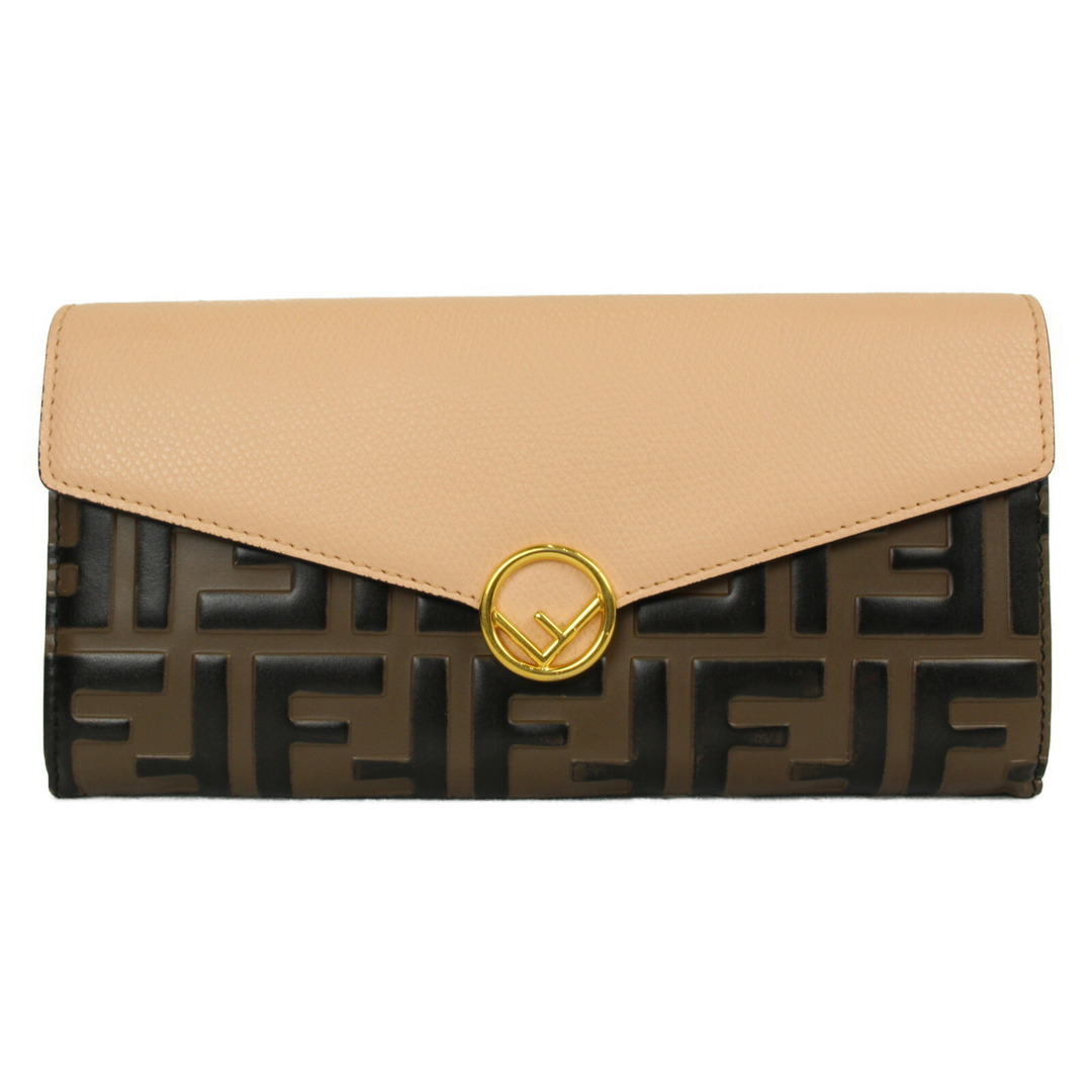 フェンディ FENDI 8M0251 長財布 レザー ブラウン ブランド-