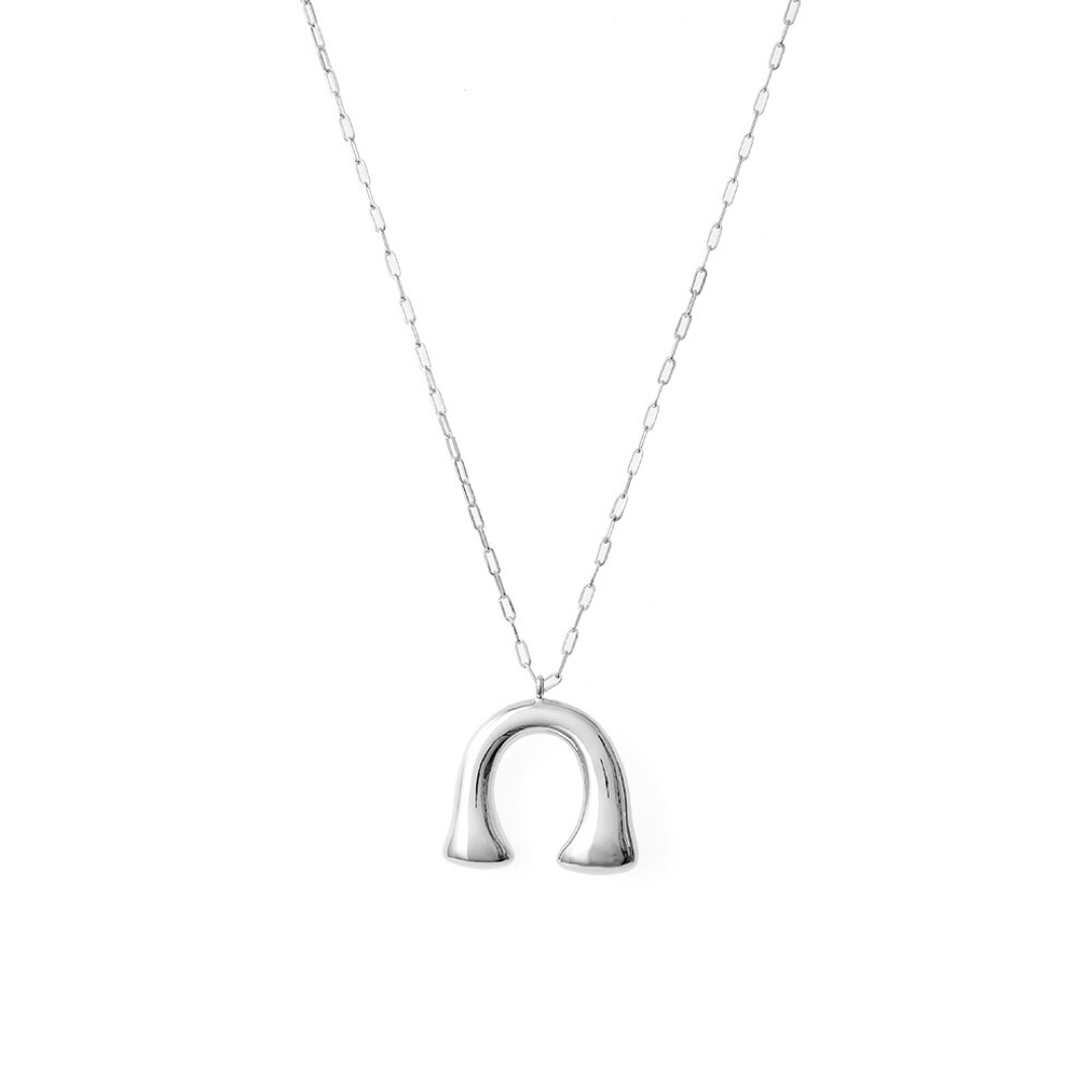 ロングネックレス  ネックレス　シンプル　シルバー レディースのアクセサリー(ネックレス)の商品写真