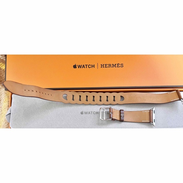 Apple Watch HERMES series7のレバーバンドのみ！