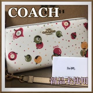 コーチ(COACH)のCOACH 長財布 オーナメント プリント ジップアラウンド(財布)