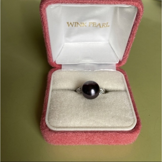 WINK PEARL 指輪　イヤリング　ブラック　パール レディースのアクセサリー(リング(指輪))の商品写真