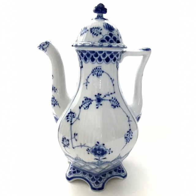 【期間限定!最安値挑戦】 ROYAL COPENHAGEN - ロイヤルコペンハーゲン フルレース コーヒーポット 食器