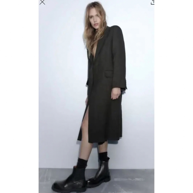 ZARA(ザラ)のZARA レザーチェルシーブーツ レディースの靴/シューズ(ブーツ)の商品写真