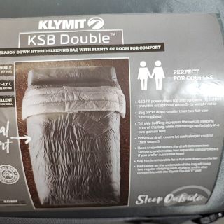 クライミット KSB ダブル 2人用ダブルハイブリッドダウン寝袋