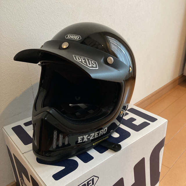 SHOEIヘルメットEX-ZERO　100%ゴーグル・純正バイザーほかおまけ付き ヘルメット/シールド 元の価格