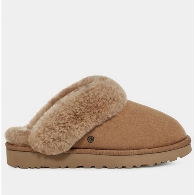 日本未発売】UGGクラシックスリッパ Ⅱ 23cm ファースリッパ-