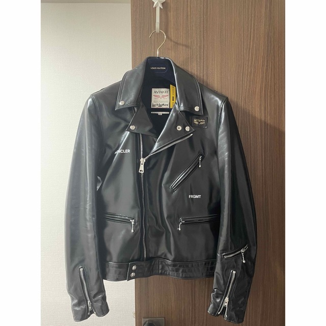 特価 MONCLER - moncler fragment lewis lether 藤原ヒロシ ライダース