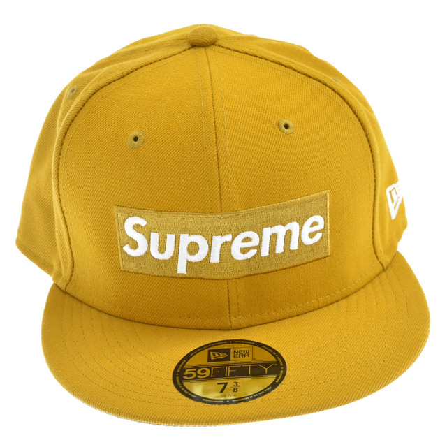 SUPREME シュプリーム ×NewEra ニューエラ Champions Box Logo New Era チャンピオンズボックスロゴキャップ マスタード