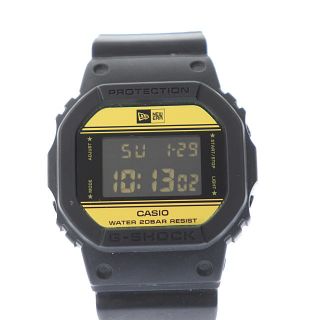 ジーショック(G-SHOCK)のジーショック ×ニューエラ 35周年 コラボ デジタル 腕時計 ウォッチ 黒 金(腕時計(デジタル))