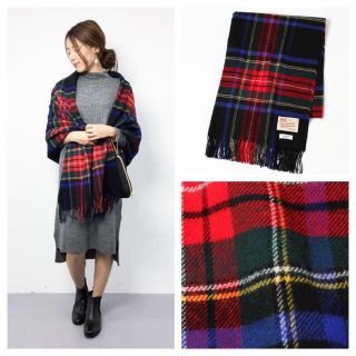 マッキントッシュフィロソフィー(MACKINTOSH PHILOSOPHY)の【新品】Traditional Weatherwear チェック大判マフラー(マフラー/ショール)