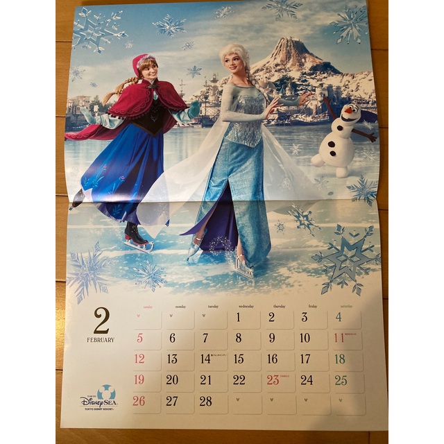 Disney(ディズニー)の【40周年】東京ディズニーリゾート　2023 カレンダー インテリア/住まい/日用品の文房具(カレンダー/スケジュール)の商品写真