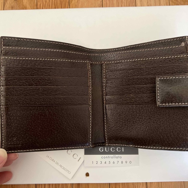 Gucci(グッチ)のGUCCI グッチ　二つ折り財布　GG柄 レディースのファッション小物(財布)の商品写真