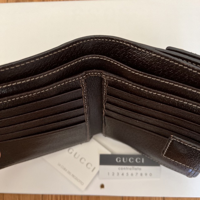 Gucci(グッチ)のGUCCI グッチ　二つ折り財布　GG柄 レディースのファッション小物(財布)の商品写真