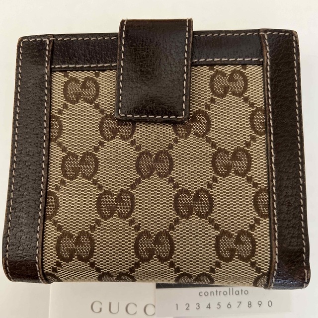 Gucci(グッチ)のGUCCI グッチ　二つ折り財布　GG柄 レディースのファッション小物(財布)の商品写真