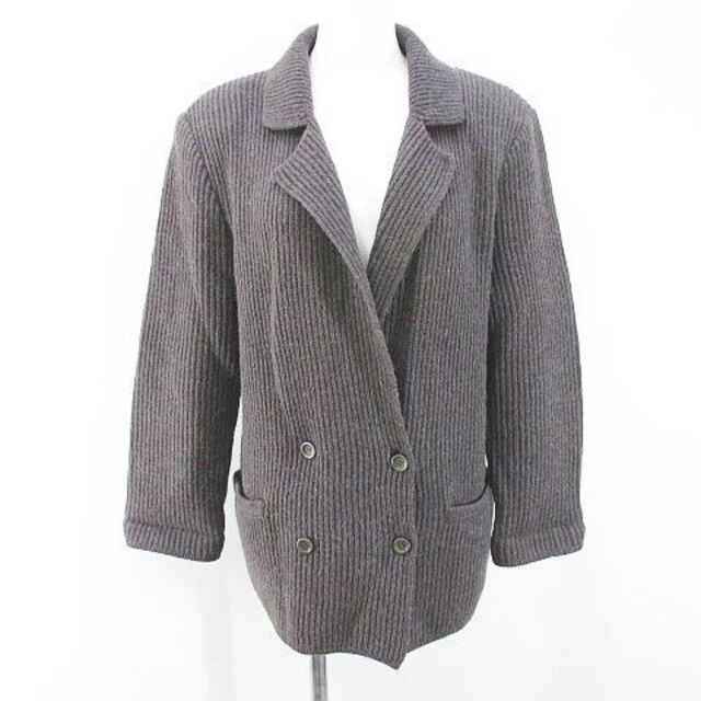 ダナパリ DANAPARIS 長袖 カーディガン ニットジャケット 9 グレー www