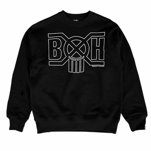 BOUNTY HUNTER(バウンティハンター)のBxH LINE LOGO Crew Neck Sw メンズのトップス(スウェット)の商品写真