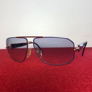 シルエット(Silhouette)の【美品】シルエット　Vintage M8518 サングラス　眼鏡　色付き　度無し(サングラス/メガネ)