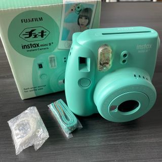 フジフイルム(富士フイルム)の富士フイルム チェキ インスタックス ミニ8 プラス ミント(1台)(フィルムカメラ)