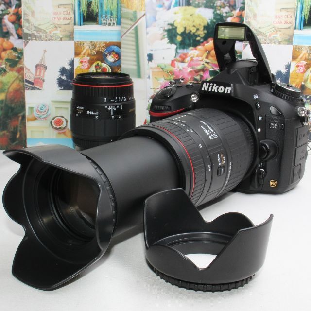 激安通販  - Nikon ❤️新品カメラバック付き❤️ニコン 超望遠ダブルレンズ❤️ D610 デジタル一眼