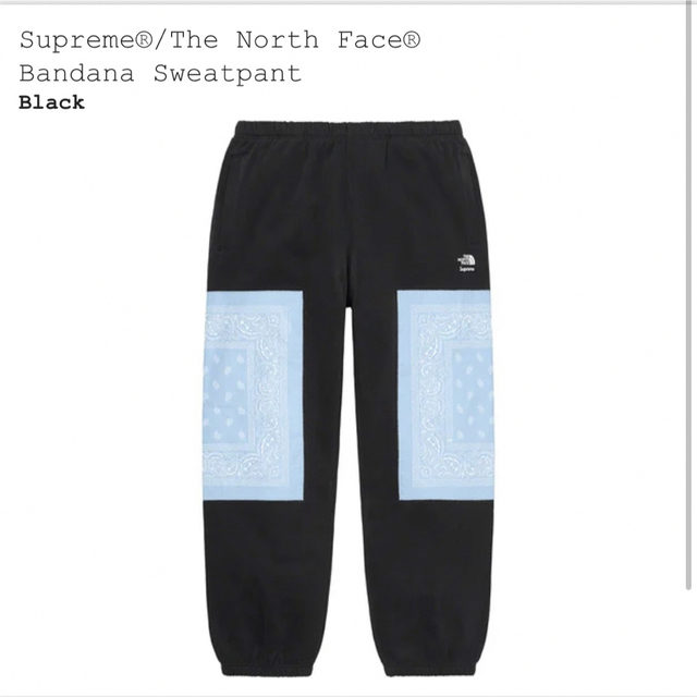 Supreme シュプリーム THE NORTH FACE バンダナ パンツ