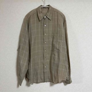 オーラリー(AURALEE)のAURALEE　SUPER LIGHT CHECK BIG SHIRTS(シャツ)