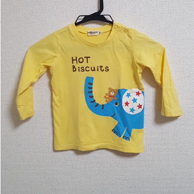 HOT BISCUITS(ホットビスケッツ)の【ゆてま様専用】ホットビスケッツ ☆ カットソー 長袖 90cm キッズ/ベビー/マタニティのキッズ服男の子用(90cm~)(Tシャツ/カットソー)の商品写真